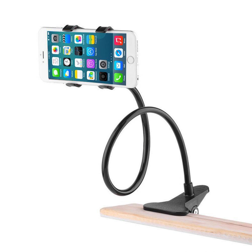 GOOSENECK CLIP PHONE HOLDER LAZY ARM DESK BED STAND FLEXIBLE HANDSFREE