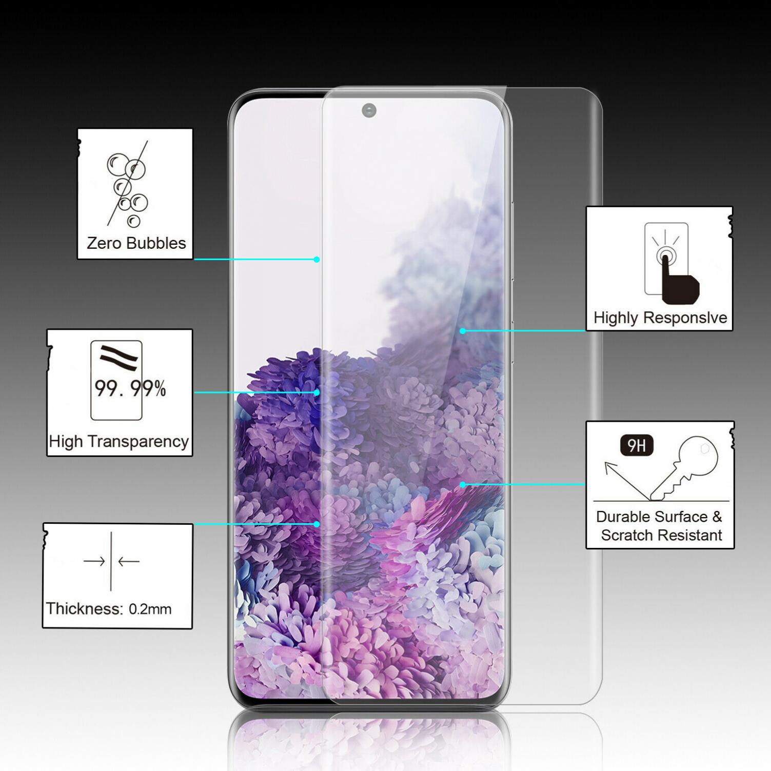 Galaxy S20 ULTRA SCREEN PROTECTOR TEMPERED GLASS FINGERPRINT UNLOCK 3D