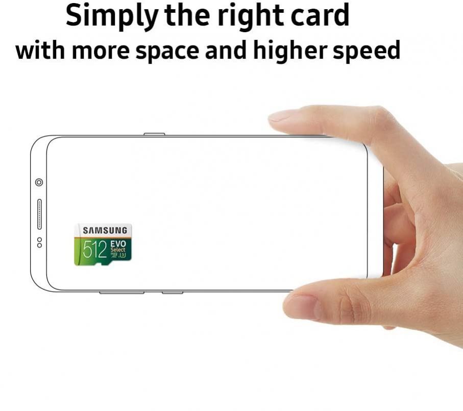 For Samsung Galaxy Note 20 Ultra 512GB MEMORY CARD SAMSUNG EVO HIGH