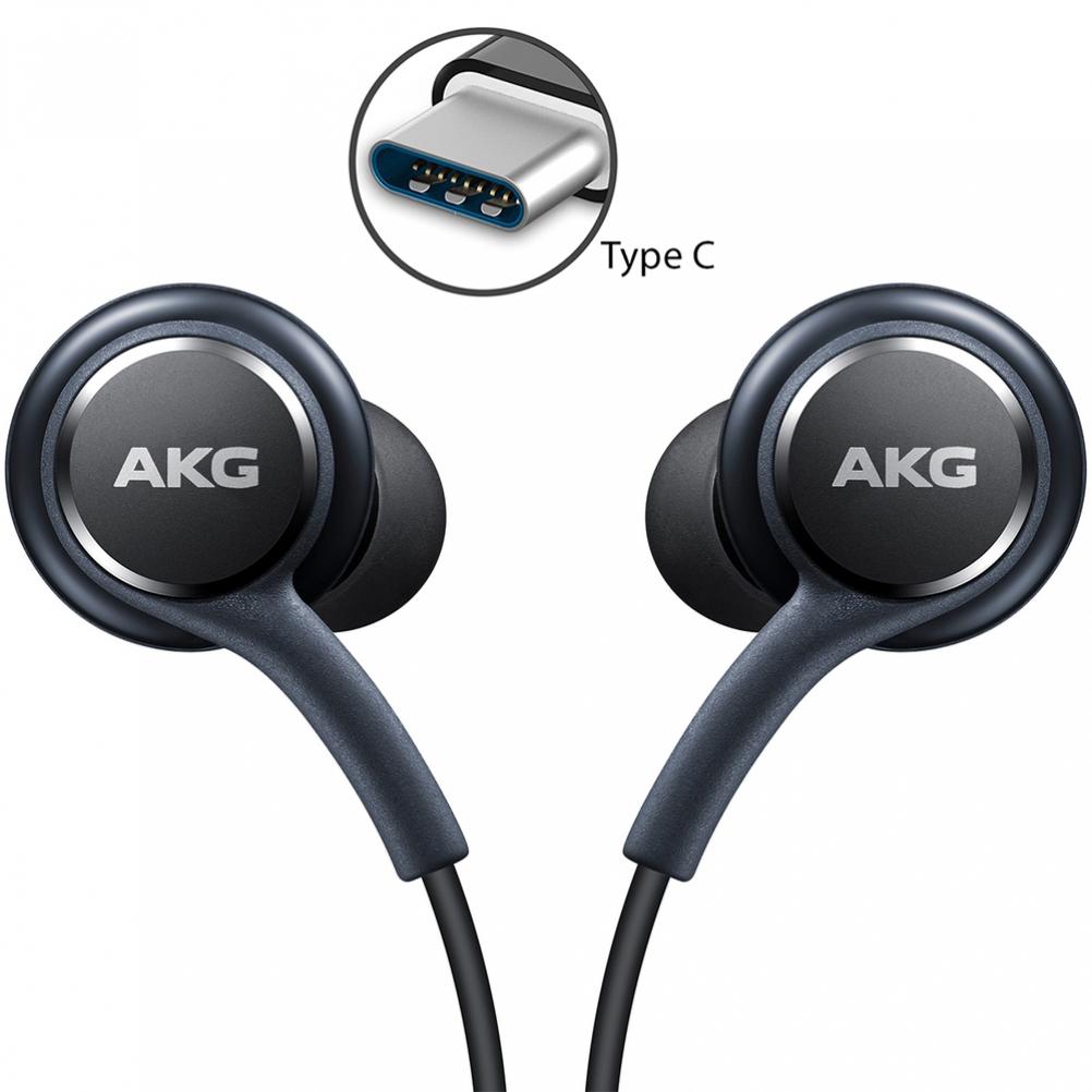 AUTHENTIC AKG TYPEC EARPHONES HEADPHONES Mic EARBUDS for SAMSUNG