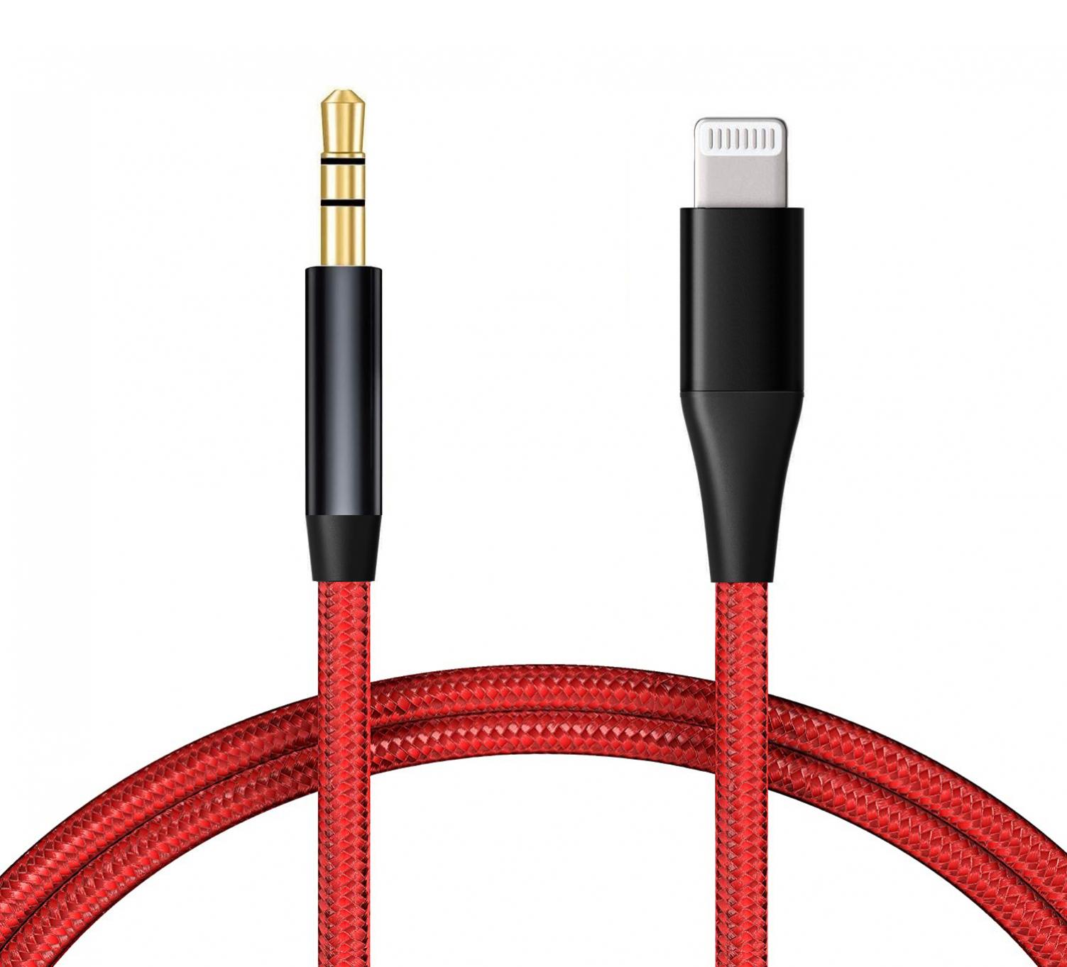 For iPHONE iPAD AUX CABLE MFI LIGHTNING TO 3.5mm AUDIO CORD CAR STEREO WIRE eBay