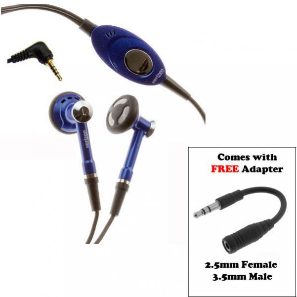 VERIZON WIRED HEADSET HANDSFREE EARPHONES EARBUDS w MIC For PHONE