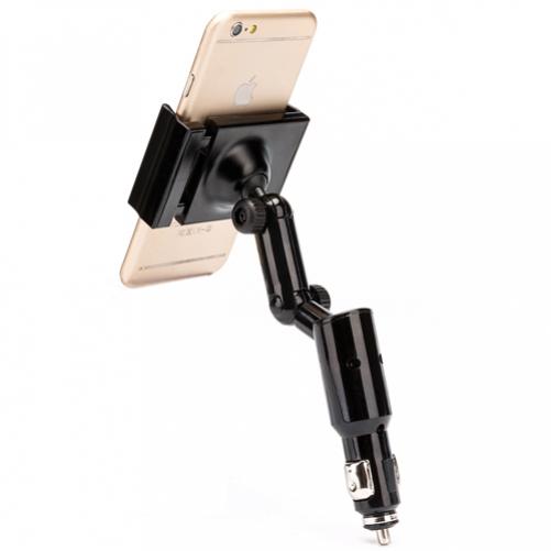 e cigarette car holder CAR MOUNT CHARGER DC LIGHTER SOCKET PHONE HOLDER w USB PORT SWIVEL DOCK  CRADLE